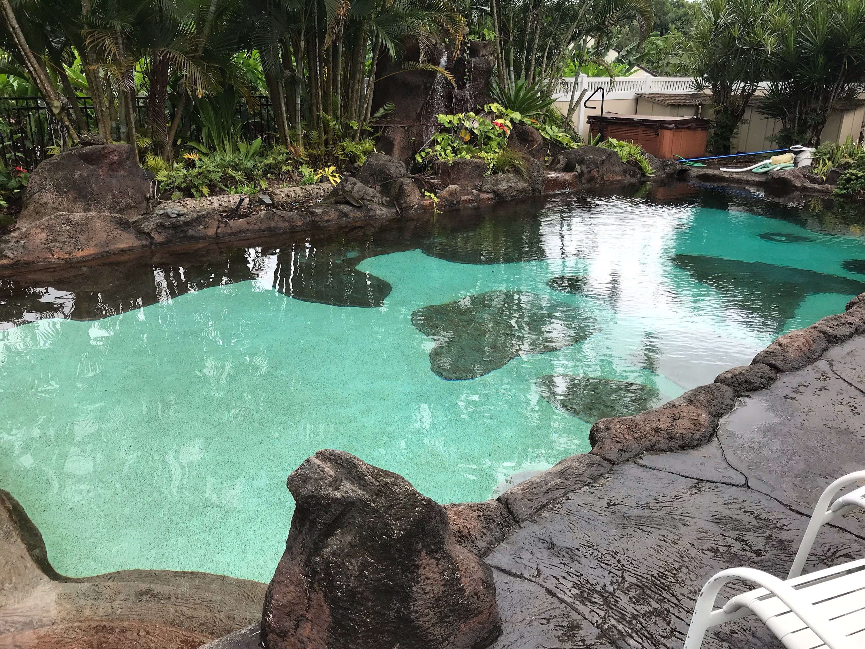 Pool work by Hawaii Pool Cleaners