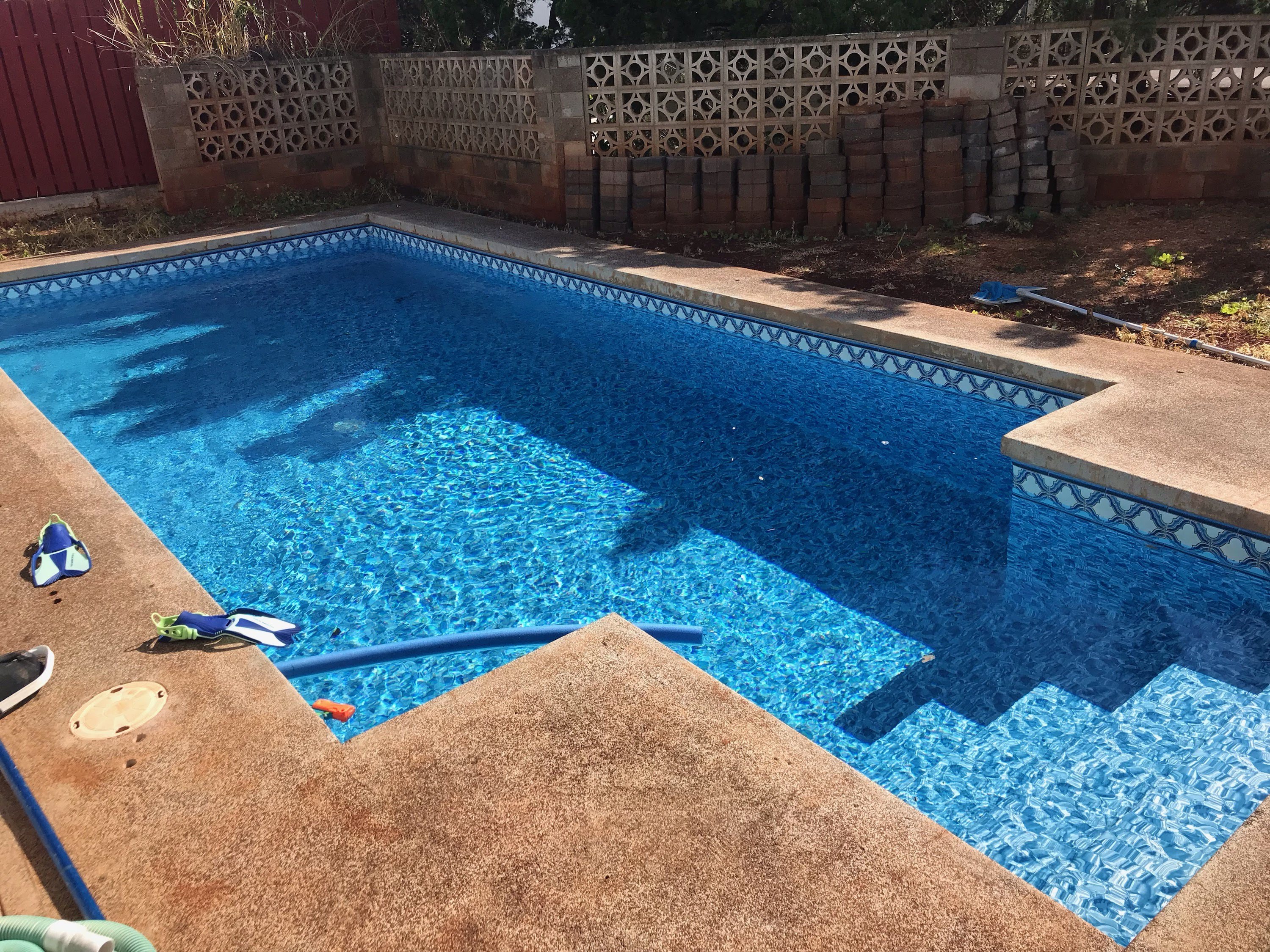 Pool work by Hawaii Pool Cleaners
