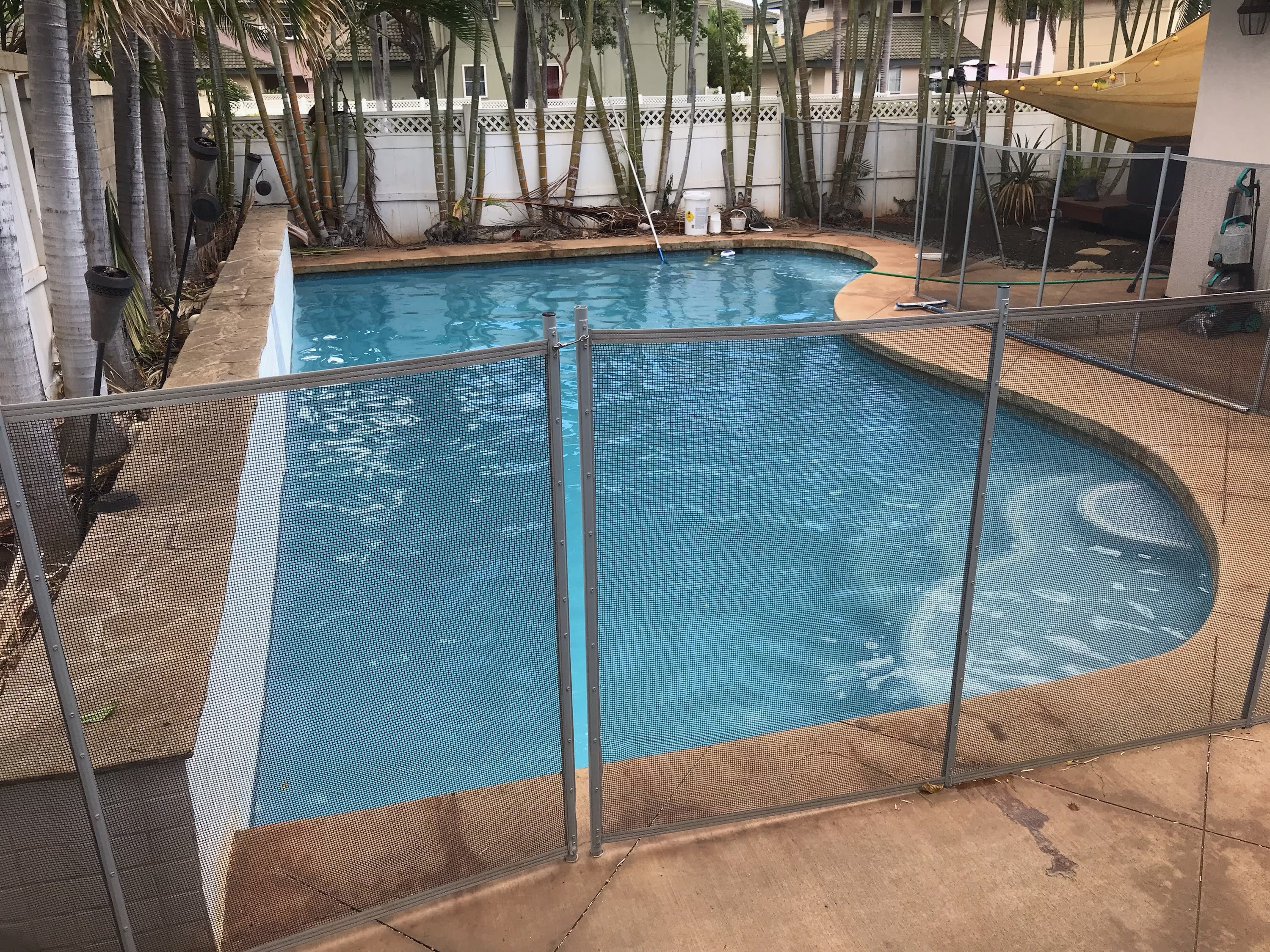 Pool work by Hawaii Pool Cleaners
