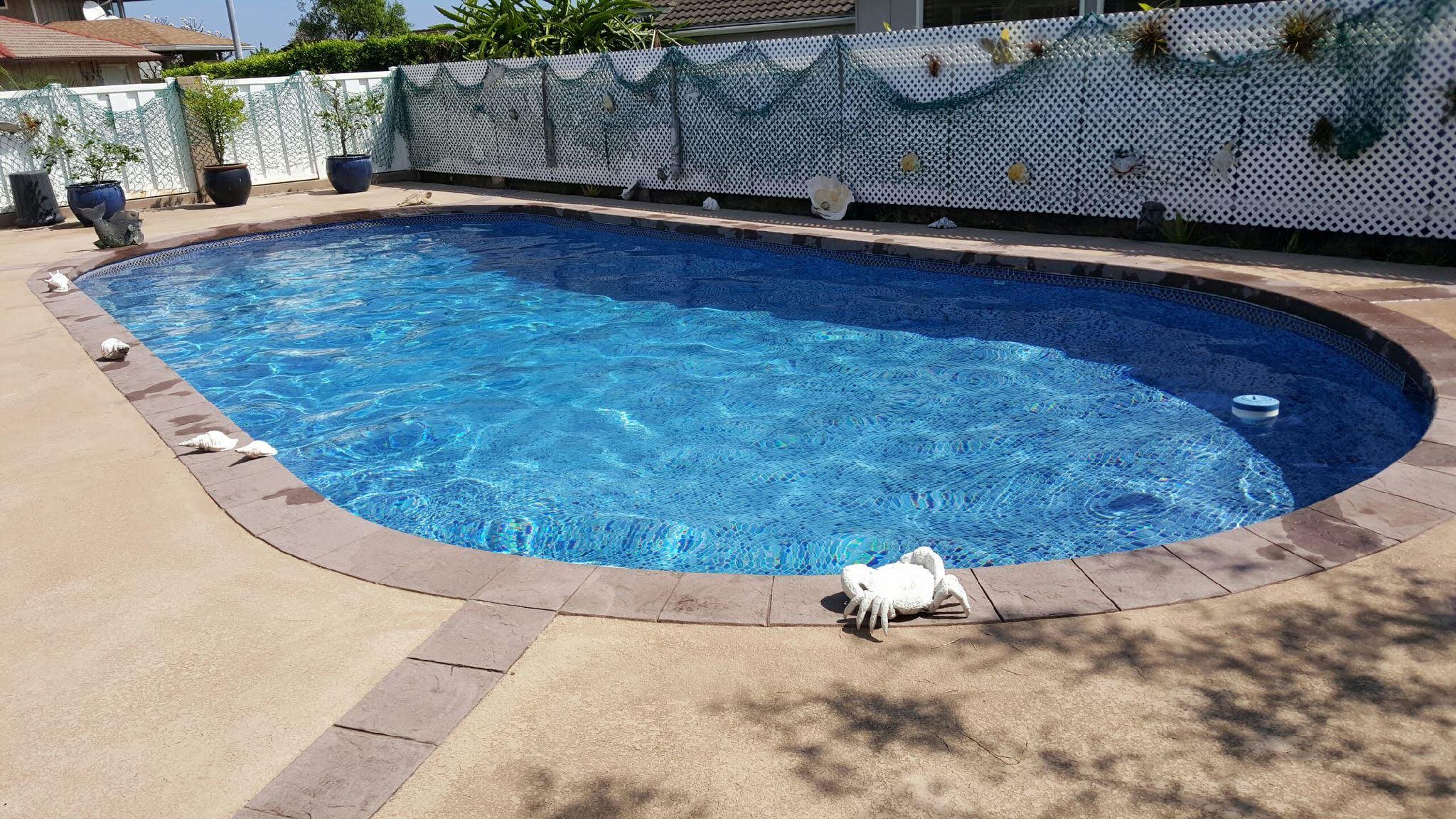 Pool work by Hawaii Pool Cleaners