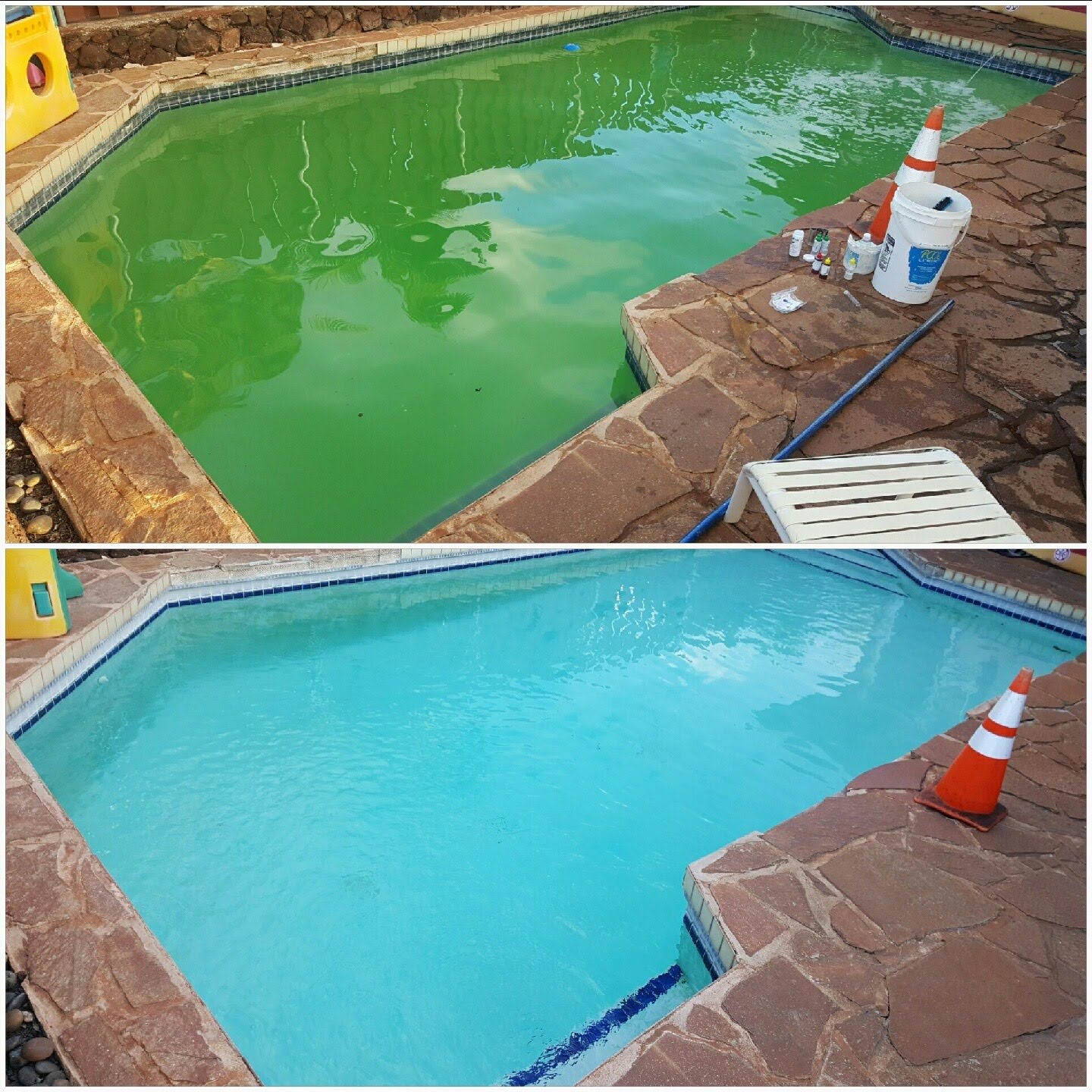 Pool work by Hawaii Pool Cleaners