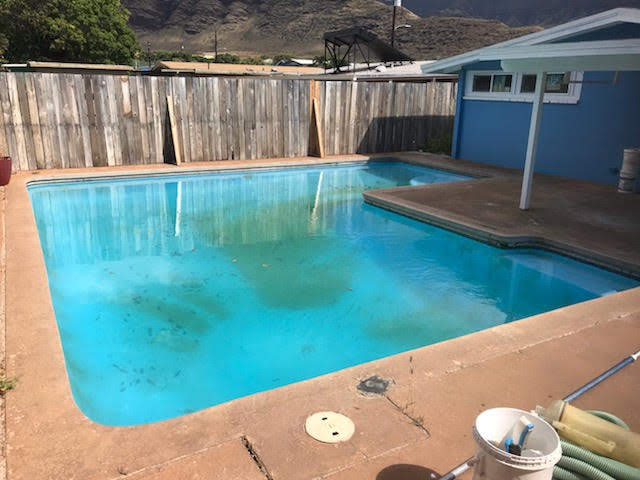 Pool work by Hawaii Pool Cleaners